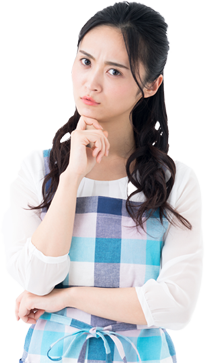 困っている女性